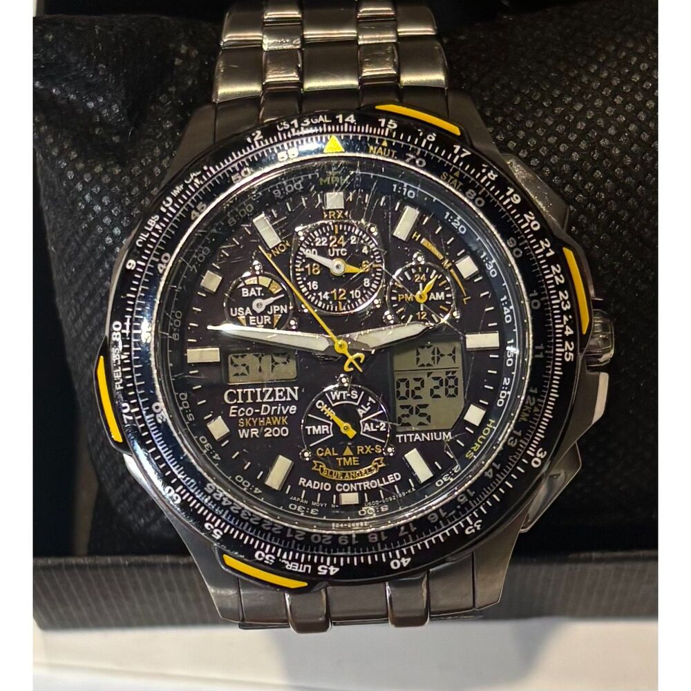Citizen Eco-Drive Promaster Skyhawk A-T "Blue Angels" Fully Functioning